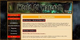 Coursework: Websites